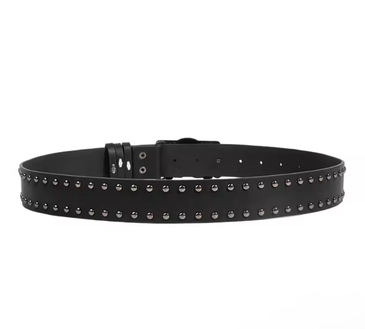 Japanese Brand Unisex Trendy Gothic Punk Skulls Buckle Belt Size 32 - 5 Thumbnail