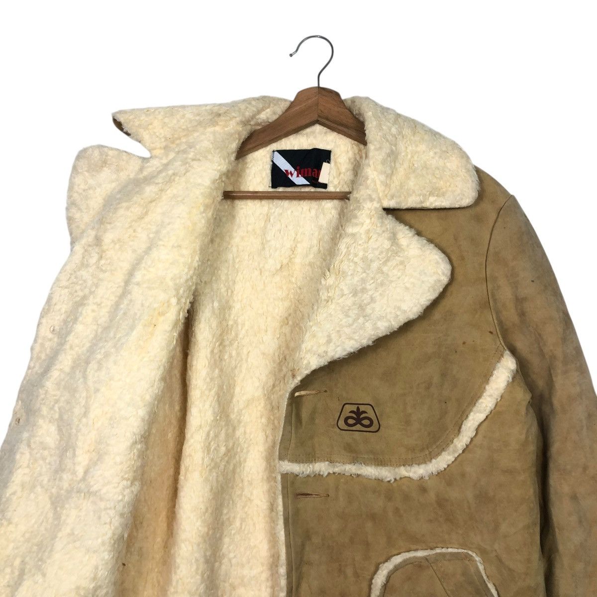 Vintage 🔥VINTAGE SUEDE LEATHER WIMAN BLANKET FUR ISSEY MIYAKE Size US M / EU 48-50 / 2 - 14 Thumbnail
