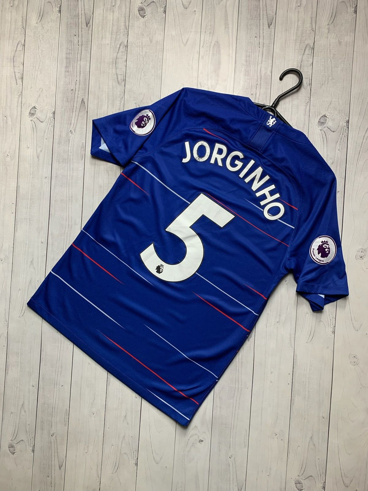 Chelsea Soccer × Nike × Vintage Vintage Nike Chelsea soccer jersey size S 5 Jorginho rare Size US S / EU 44-46 / 1 - 1 Thumbnail