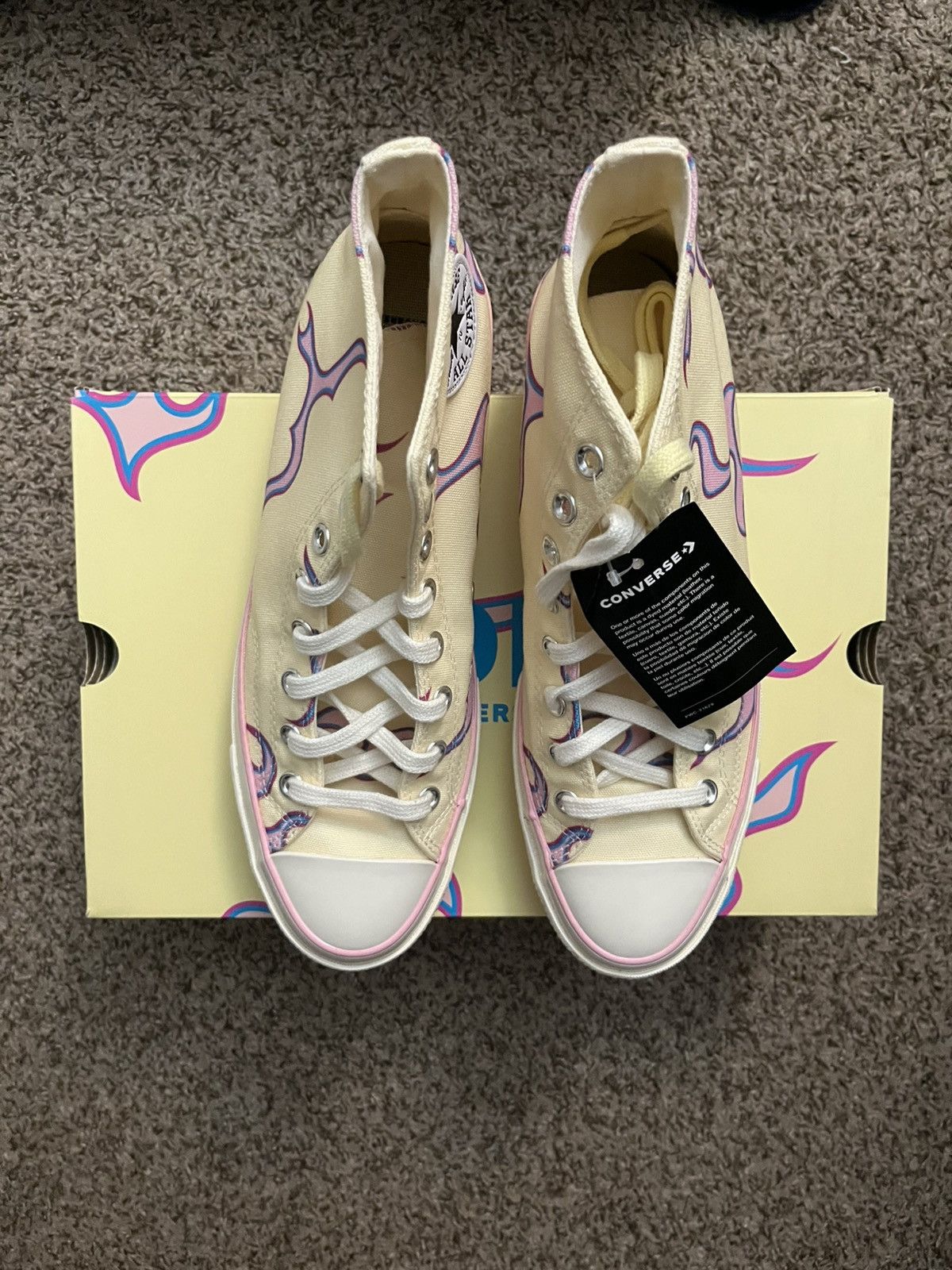 Converse × Golf le Fleur Converse x Golf le Fleur Chuck Hi Flames Size US 9.5 / EU 42-43 - 3 Thumbnail