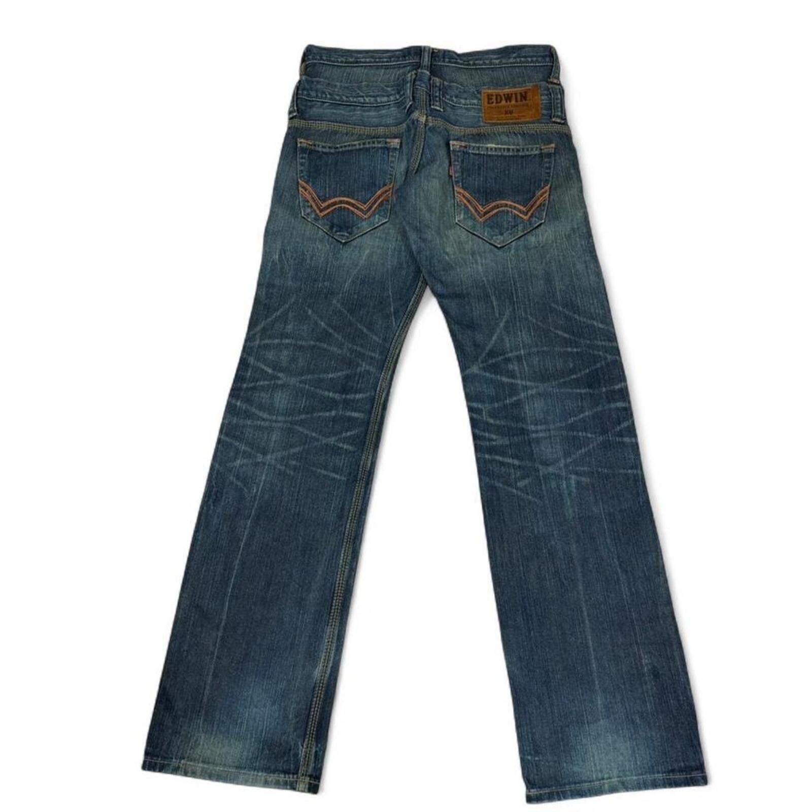 True Religion Vintage EDWIN XV double waist denim jeans Size 30" / US 8 / IT 44 - 2 Thumbnail