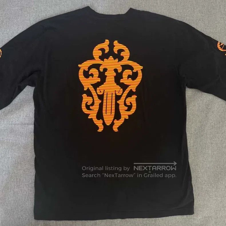 Chrome Hearts CHROME HEARTS Size XL Orange vine sword long sleeve sweater Size US XL / EU 56 / 4 - 2 Thumbnail