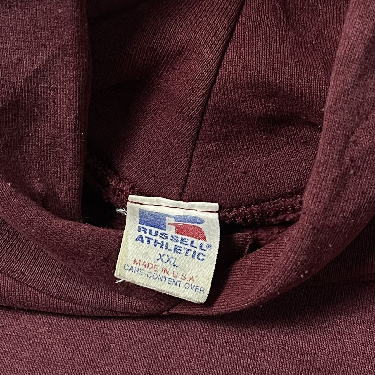 Russell Athletic × Vintage Vintage 90s Russell Athletic hoodie made in usa Size US XXL / EU 58 / 5 - 4 Thumbnail