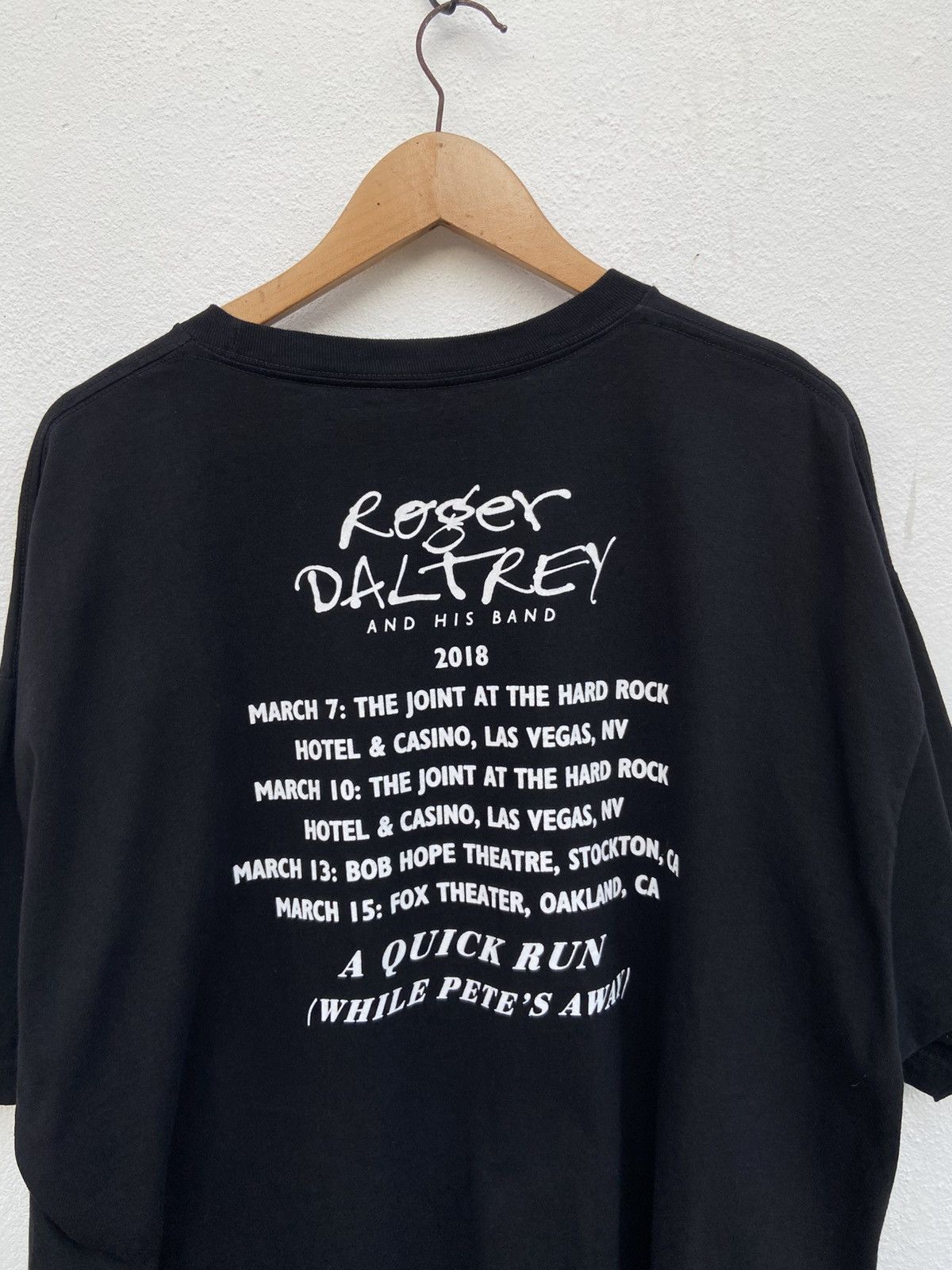 Band Tees Roger Daltrey and His Band Size US XL / EU 56 / 4 - 4 Thumbnail