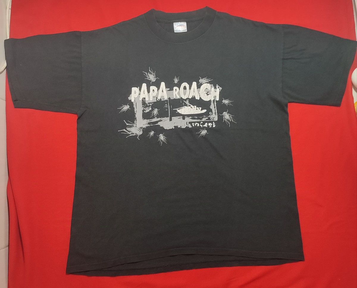 Band Tees × Vintage Vintage 00’s Papa Roach Size US XL / EU 56 / 4 - 7 Thumbnail
