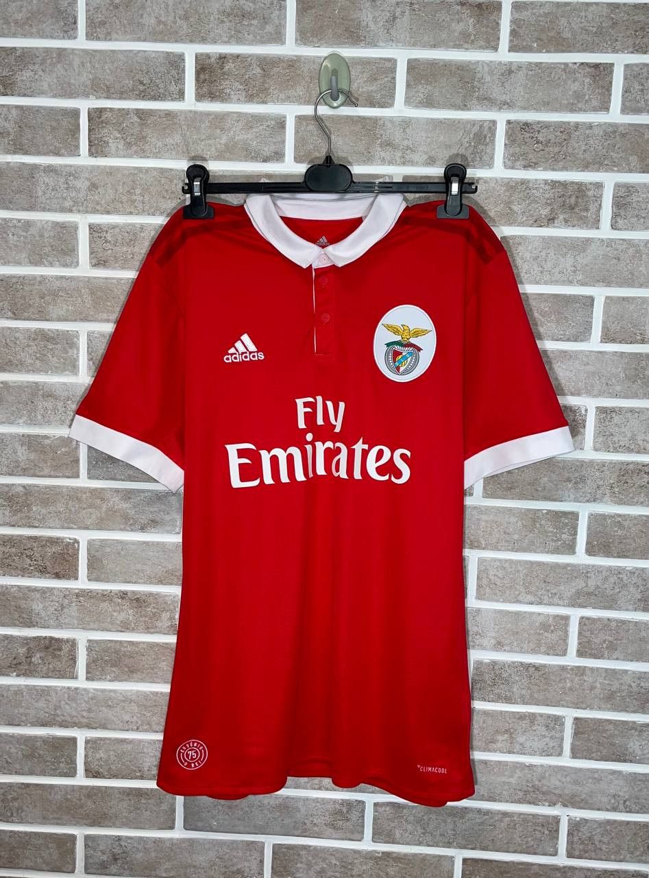 Adidas FC SL Benfica Home 2017 Adidas football jerseyShirt Portugal Size US L / EU 52-54 / 3 - 1 Thumbnail