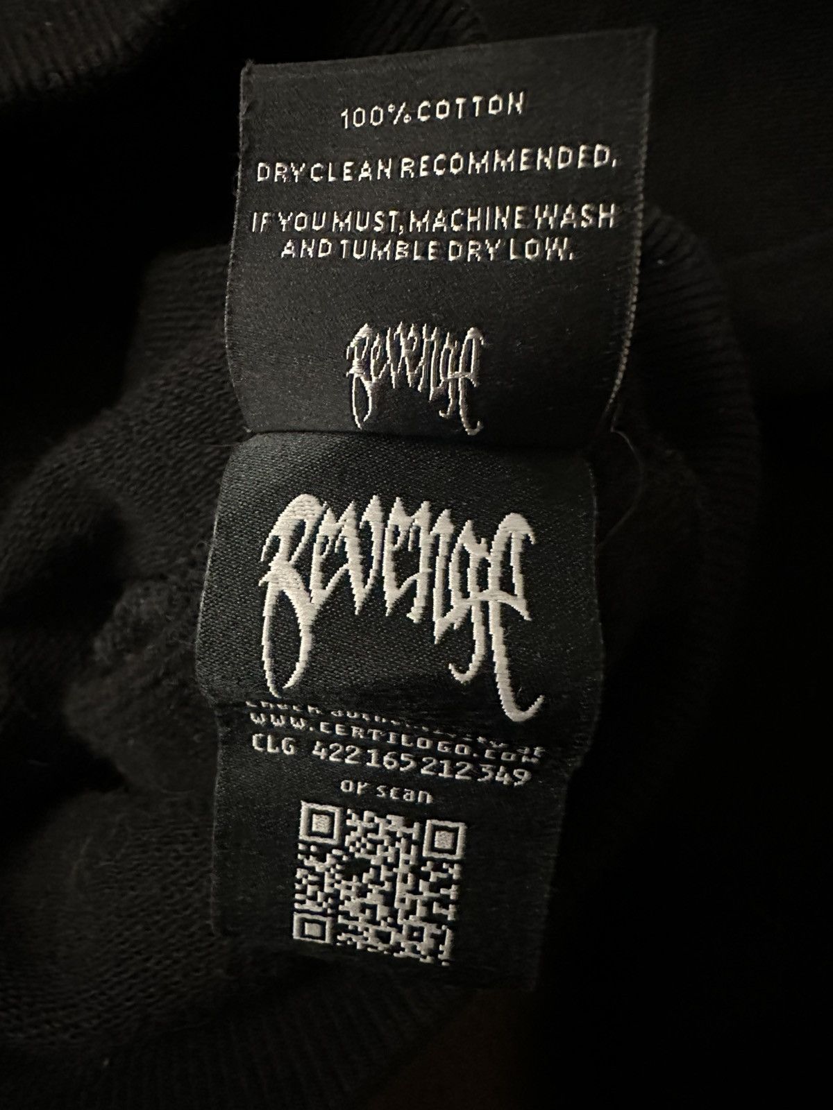 Revenge Revenge × XXXtentacion Kill hoodie in black, size L. Size US L / EU 52-54 / 3 - 8 Thumbnail