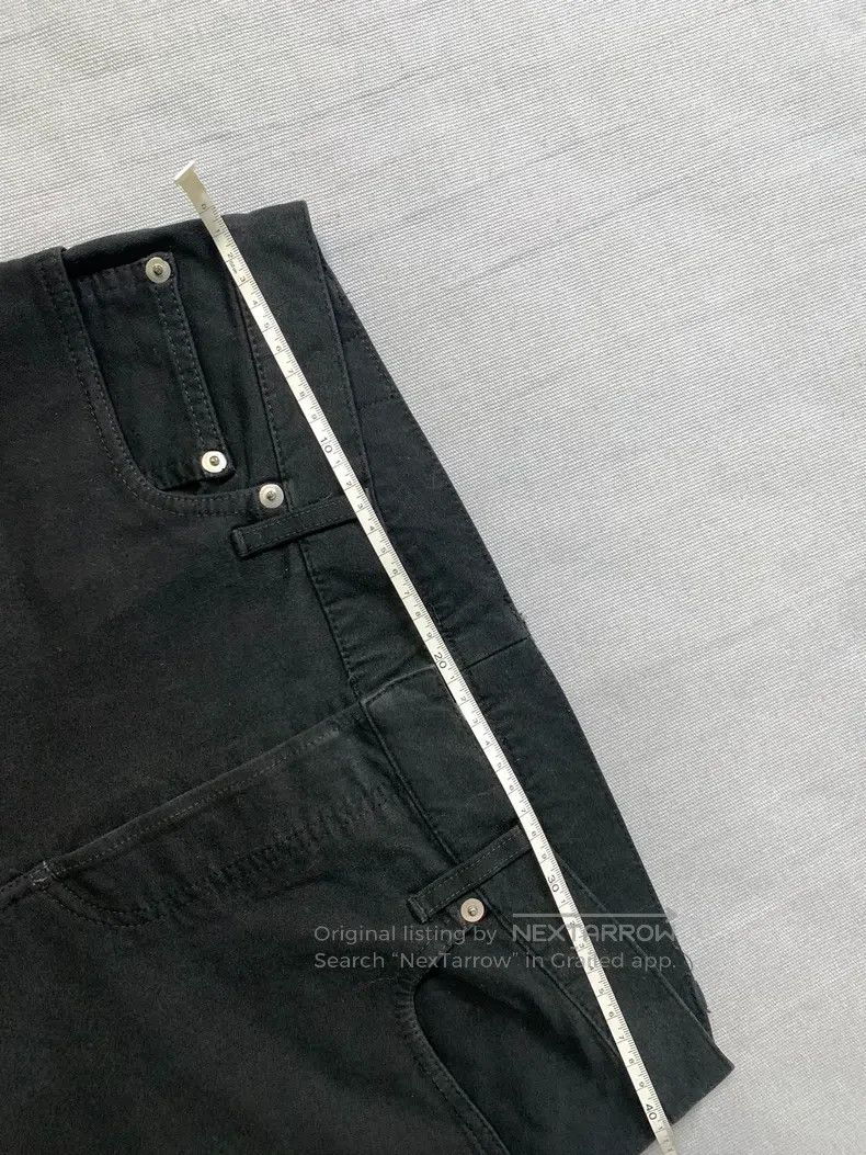 Dior Dior Black Leather Patch Mixed Fabric Casual Pants Size US 32 / EU 48 - 6 Thumbnail
