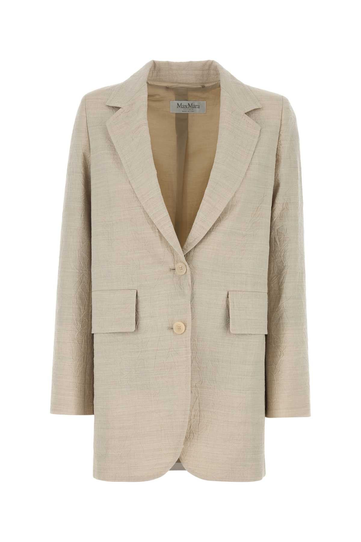 Max Mara Sand Wool Acacia Blazer Size M / US 6-8 / IT 42-44 - 1 Thumbnail