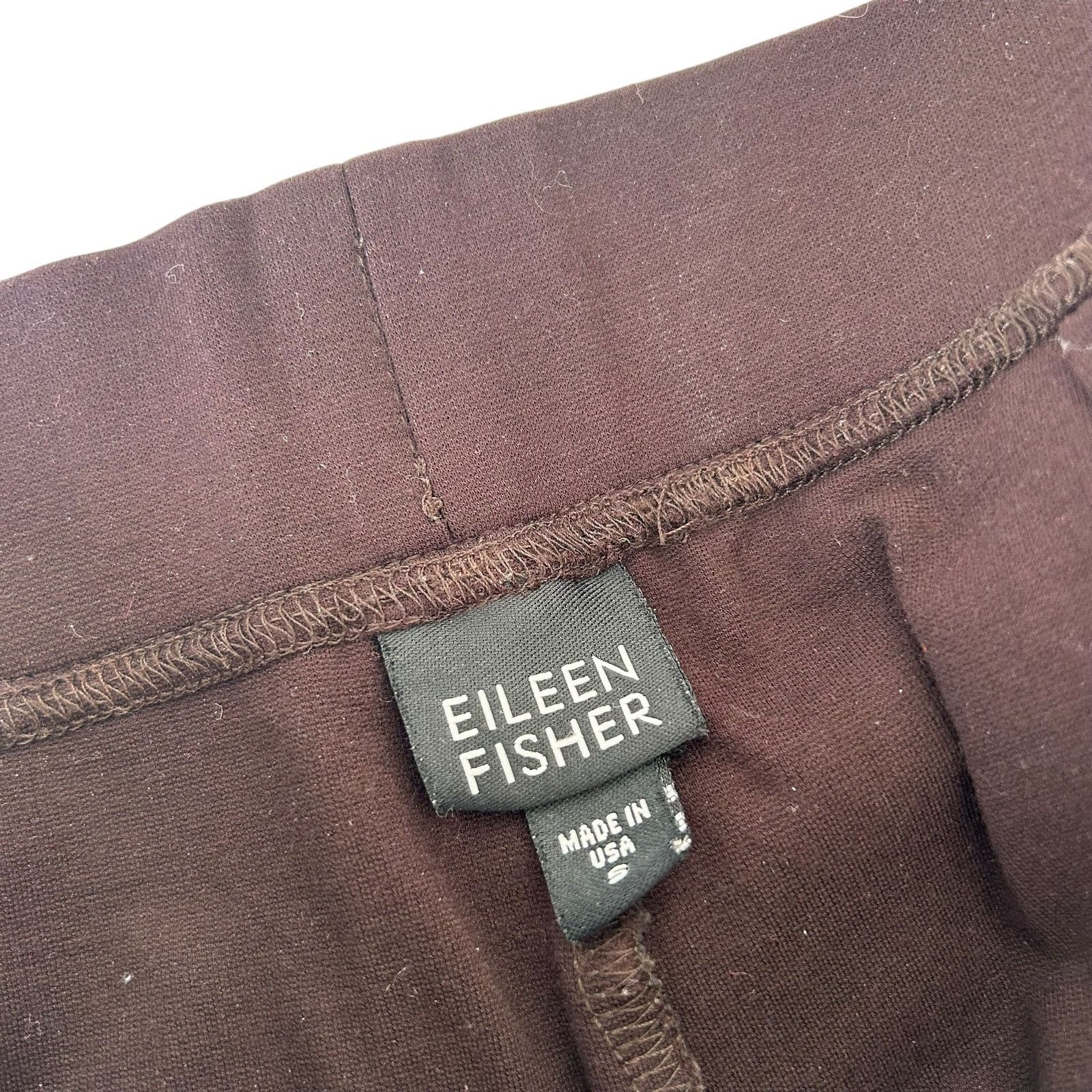Eileen Fisher Eileen Fisher Brown Sweatpants Sz S Size 27" / US 4 / IT 40 - 3 Thumbnail