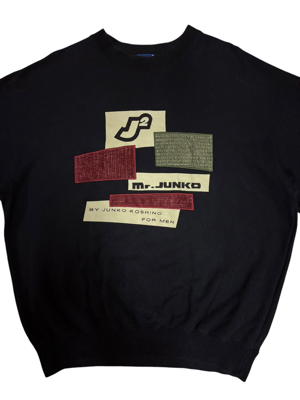 Japanese Brand × Michiko Koshino London × Mr. Junko Vtg 90s J2 Mr. Junko Koshino Embroidered Sweatshirt Size US M / EU 48-50 / 2 - 2 Thumbnail