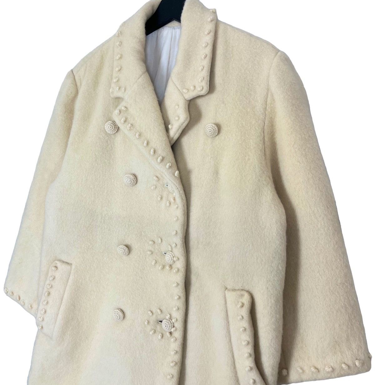 Issey Miyake × Japanese Brand × Vintage Vintage Issey Miyake Women Wool Coat Size M / US 6-8 / IT 42-44 - 4 Thumbnail