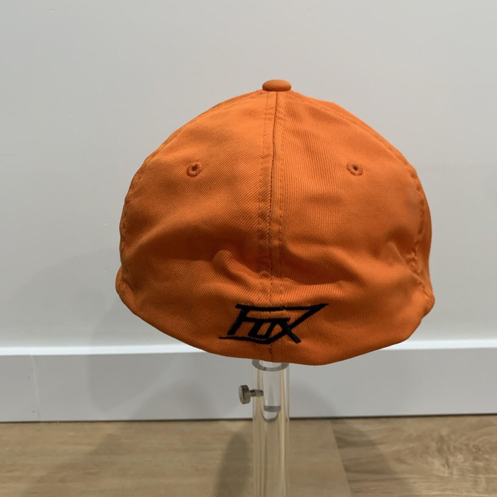 Fox Racing Fox Racing Flexfit Hat Orange Size S/M Retired Color Cap Size ONE SIZE - 4 Thumbnail
