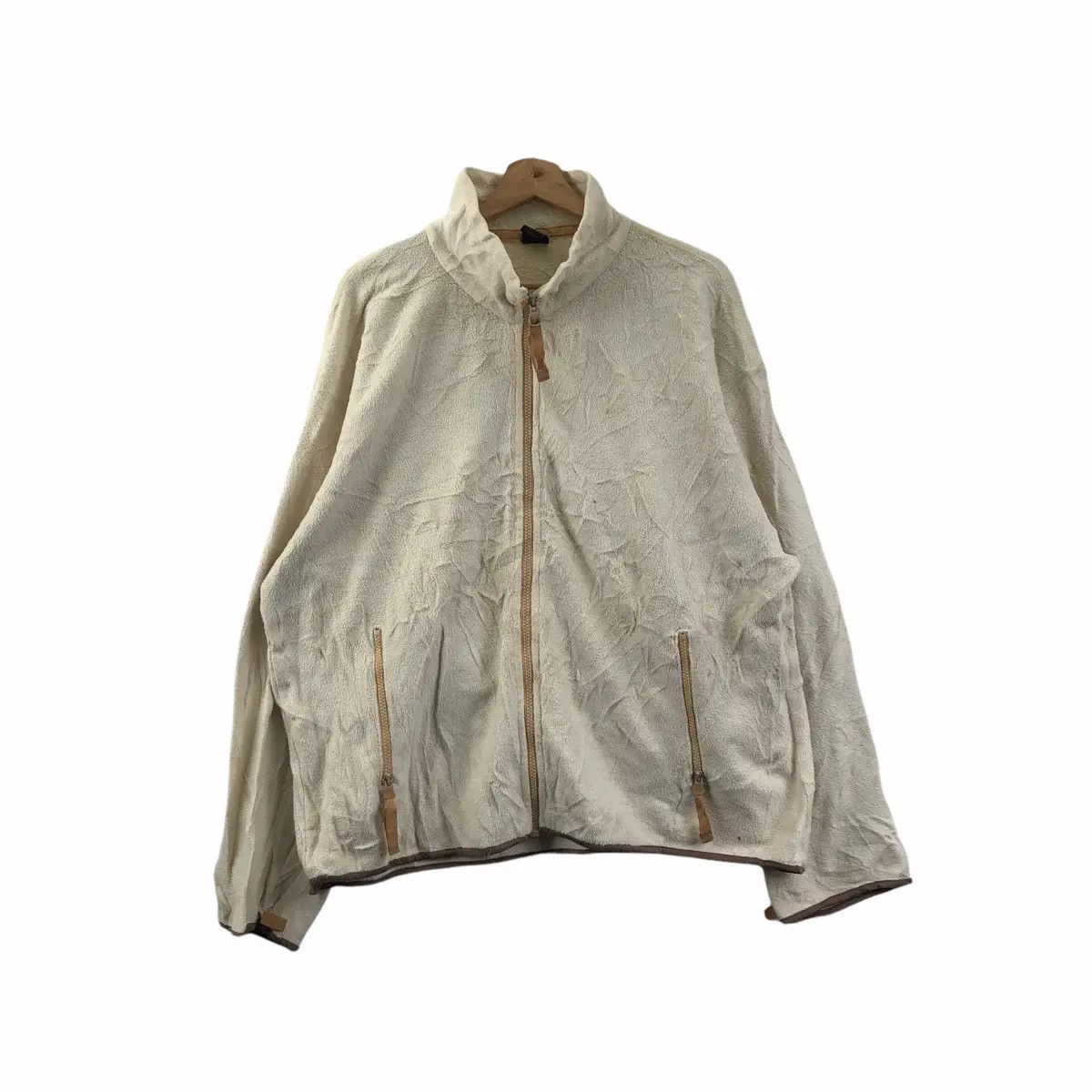 Sierra Designs Vtg 90’ SIERRA SOUTH MOUNTAIN Beige Fleece Jacket Minimalis Size XL / US 12-14 / IT 48-50 - 1 Thumbnail