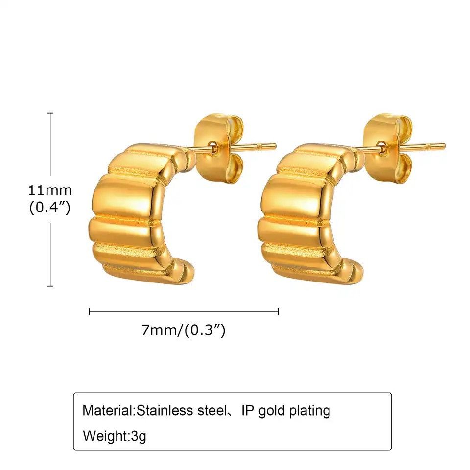 Other C Shaped Earrings Size ONE SIZE - 2 Thumbnail