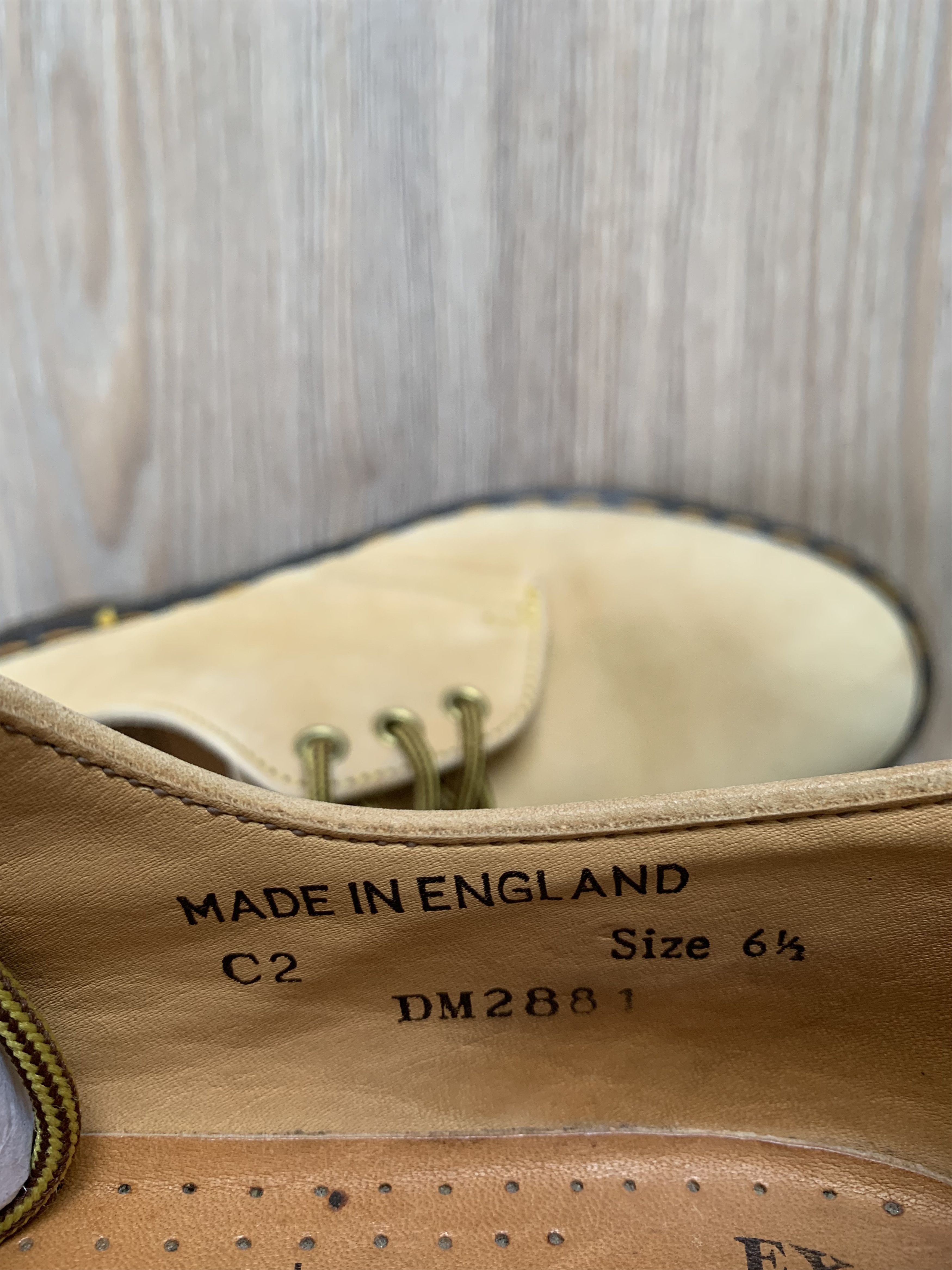 Dr. Martens Dr. Martens Men's Leather Oxfords Savannah Light Tan Unisex Size US 7 / EU 40 - 12 Thumbnail
