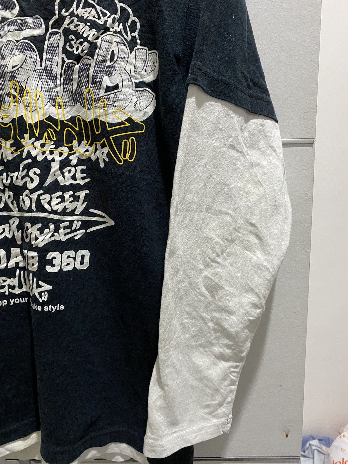 If Six Was Nine × Japanese Brand × Le Grande Bleu (L.G.B.) 2000s Oblo Street Culture Graffiti Poem Double Layers lgb Size US M / EU 48-50 / 2 - 4 Thumbnail
