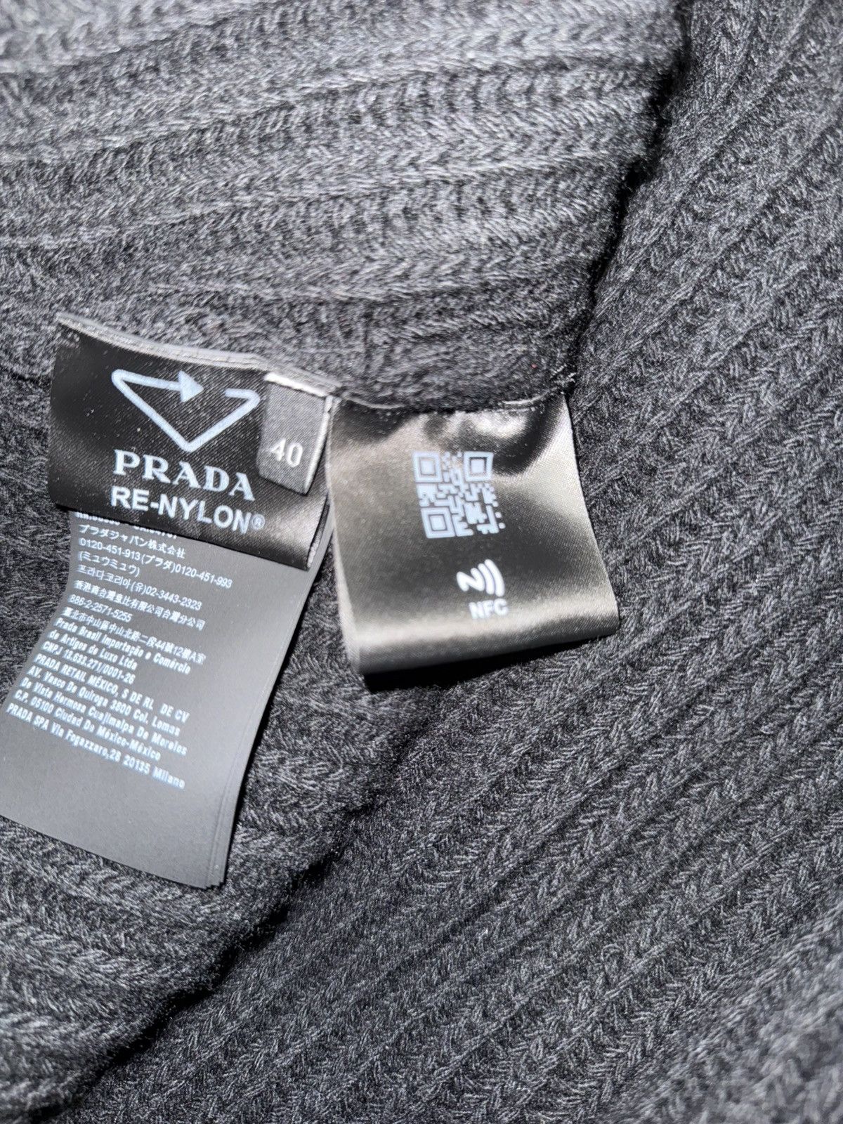 Prada prada cashmere and nylon jacket Size S / US 4 / IT 40 - 2 Thumbnail