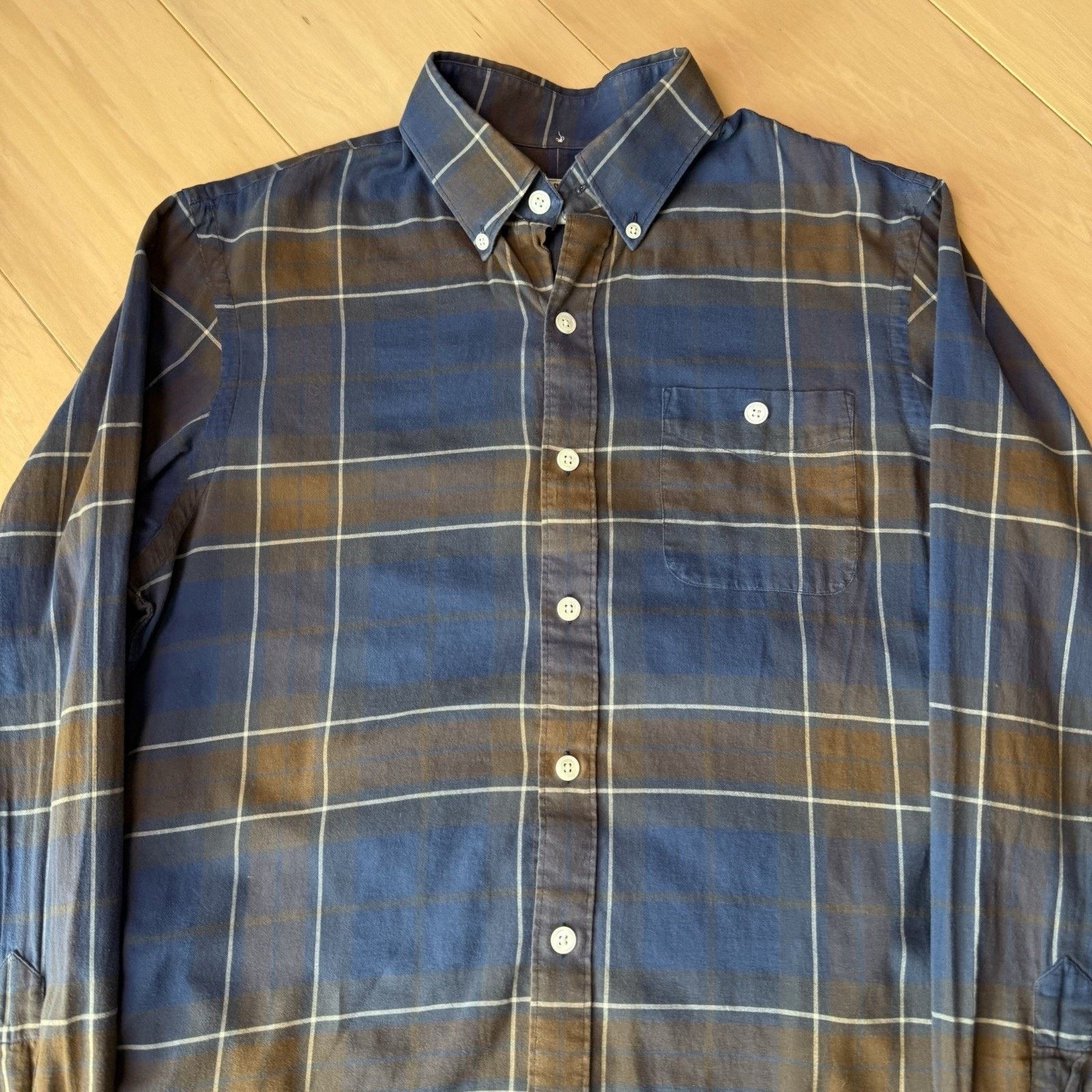 Todd Snyder Todd Snyder Shirt Small Blue Multicolor Plaid Long Sleeve Size US S / EU 44-46 / 1 - 4 Thumbnail