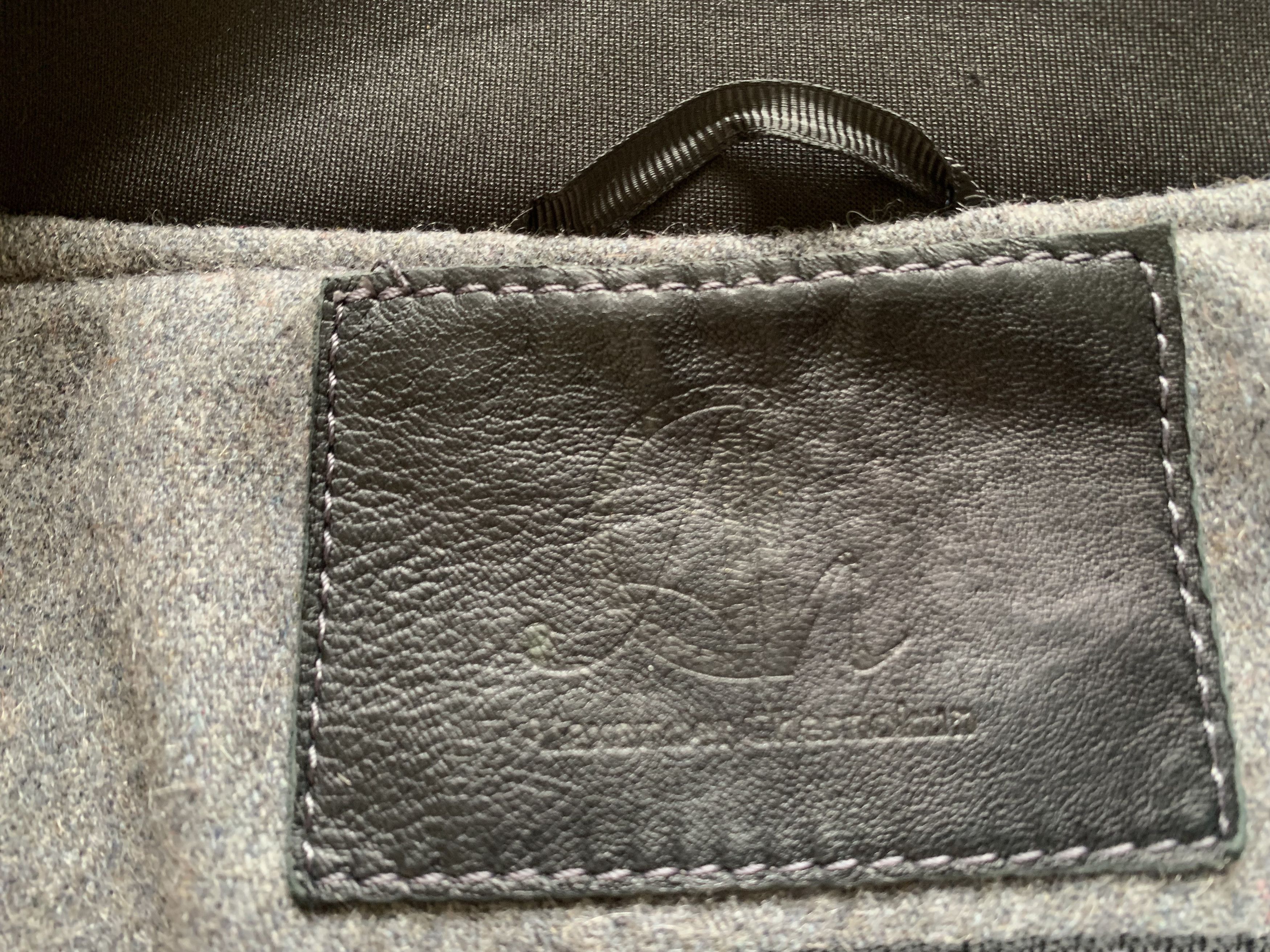 Handmade Alexander Chernokun Wool Leather Combined Bomber Jacket Size S / US 4 / IT 40 - 7 Thumbnail