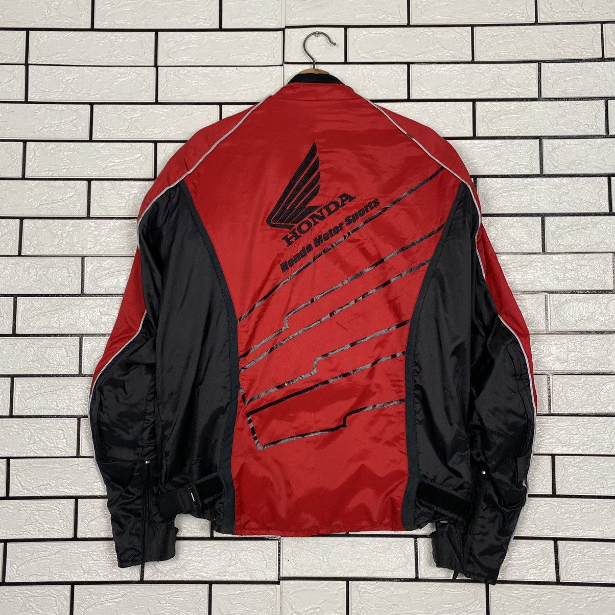 Japanese Brand Vintage Racing Jacket Biker Honda Big Ligo Size US L / EU 52-54 / 3 - 9 Thumbnail