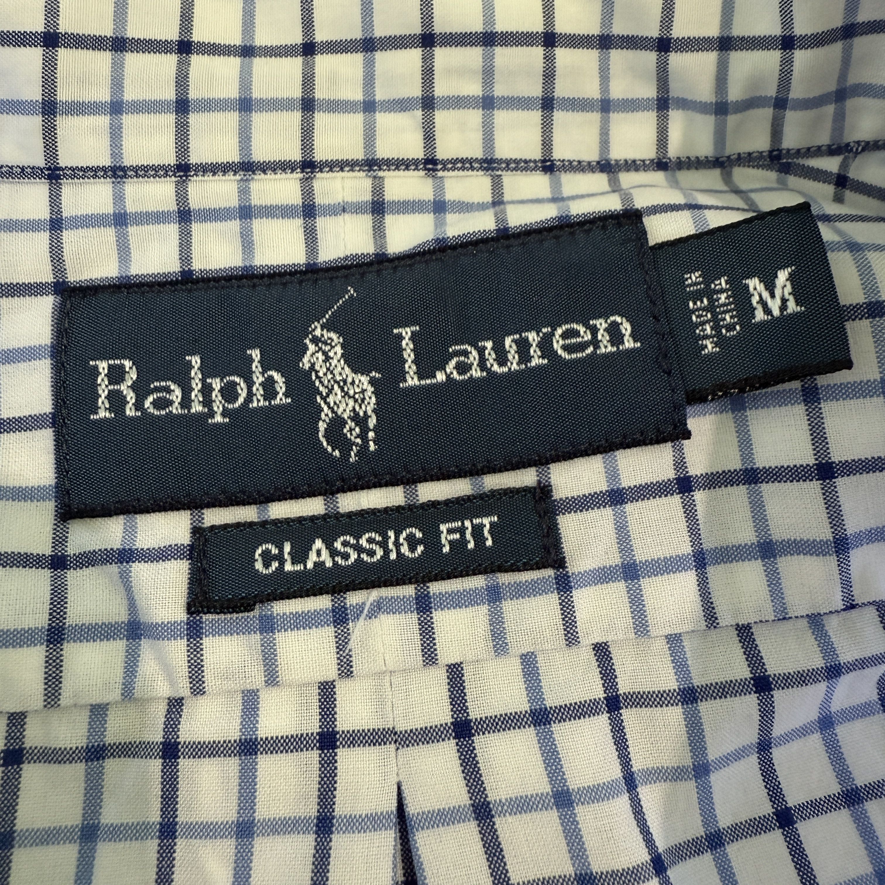 Polo Ralph Lauren Ralph Lauren Classic Fit Shirt M Blue Graph Check Size US M / EU 48-50 / 2 - 4 Thumbnail