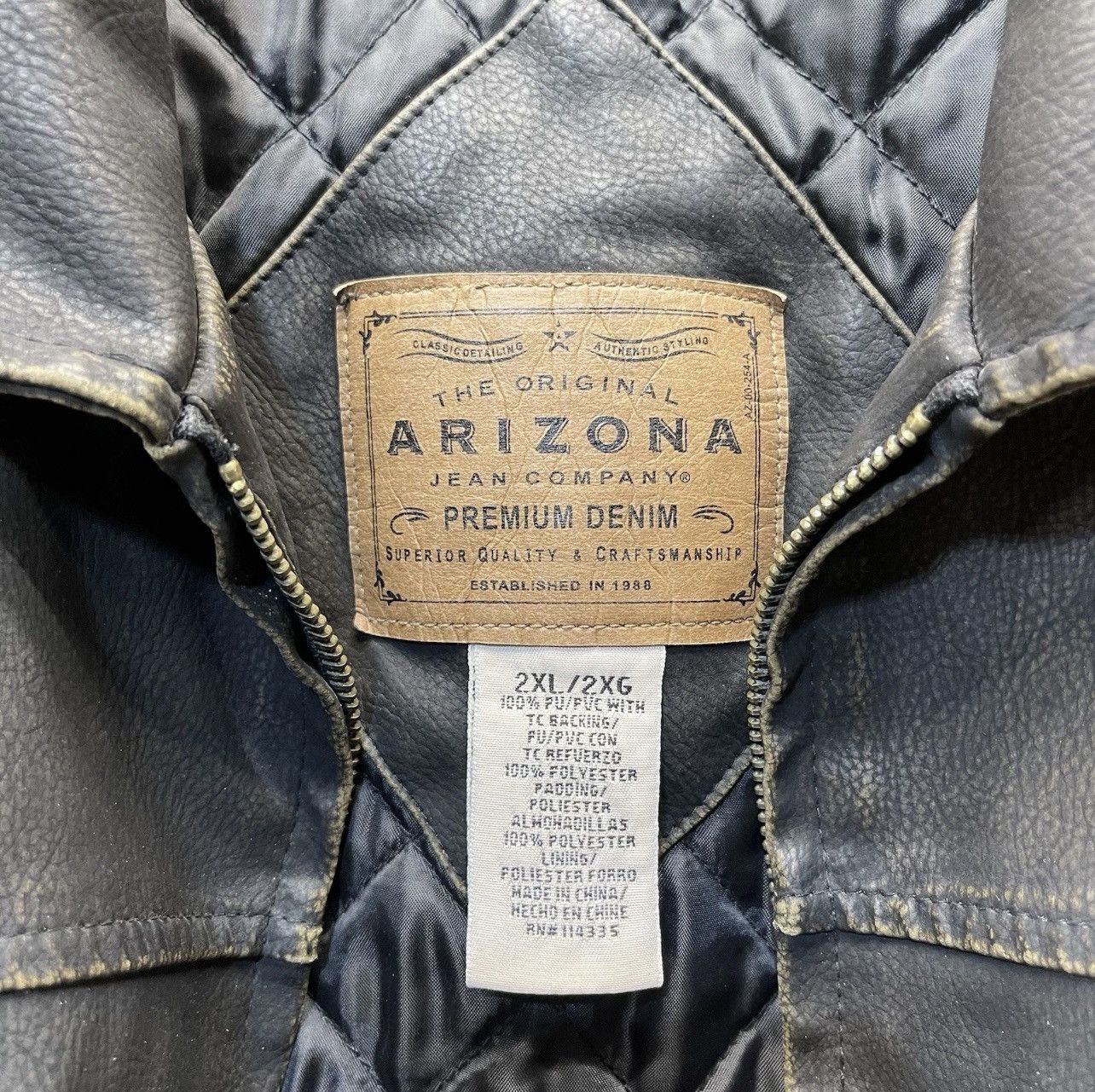 Arizona Jean Co. Vintage Arizona Jean Company Bomber Jacket Size US XXL / EU 58 / 5 - 5 Thumbnail