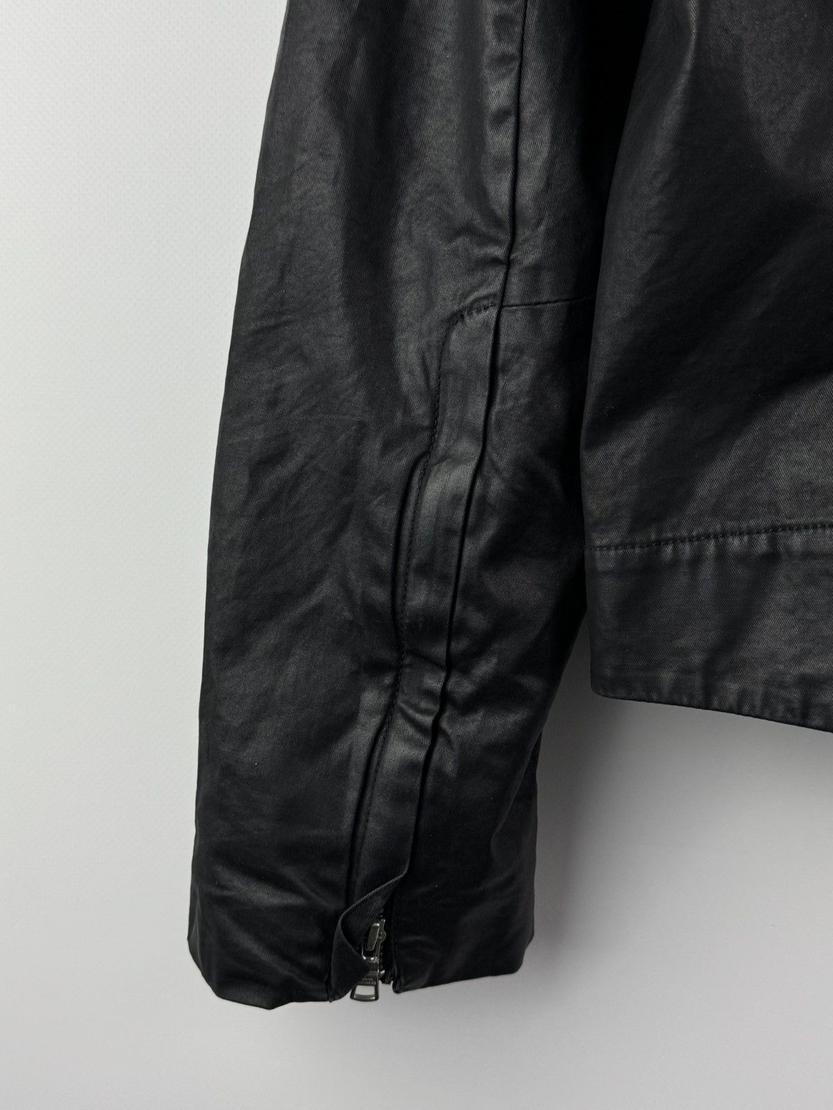 Armani Exchange Vintage 00s Armani Exchange Leather Jacket Balck Size US M / EU 48-50 / 2 - 4 Thumbnail