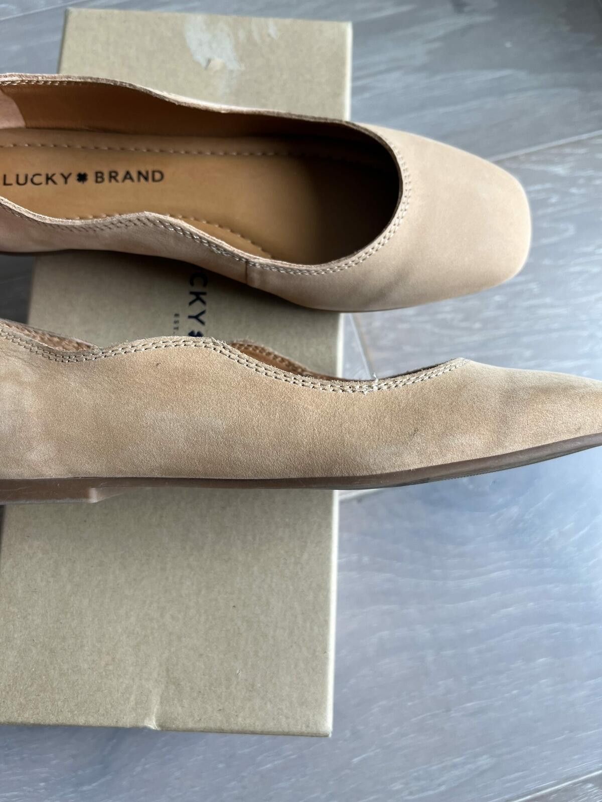 Lucky Brand Lucky Brand Women's Dellie Flats - Dusty Sand - 6 Size US 6 / IT 36 - 3 Thumbnail
