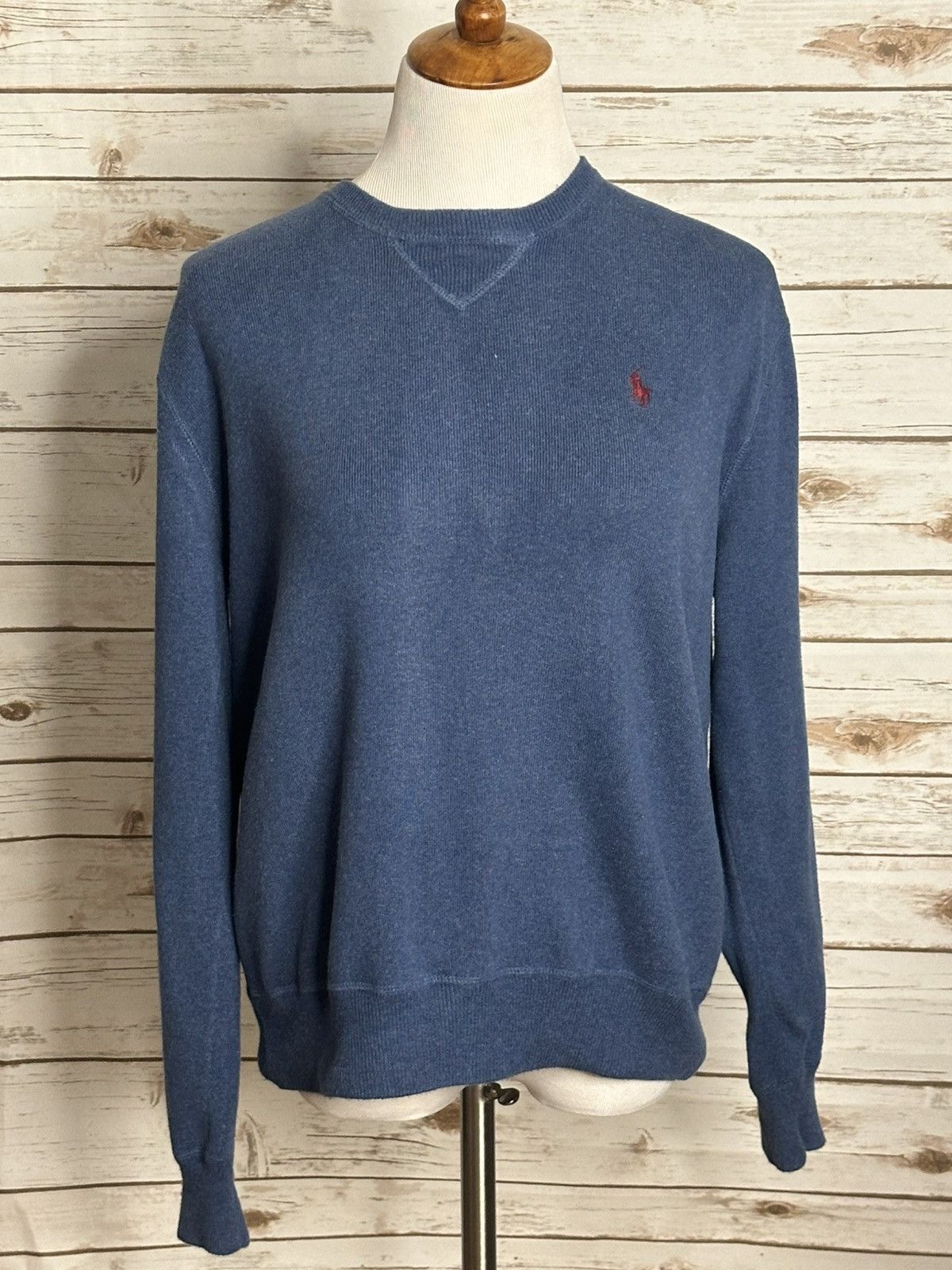 Polo Ralph Lauren Vintage Polo Ralph Lauren cotton crew neck pullover sweater Size US M / EU 48-50 / 2 - 1 Thumbnail