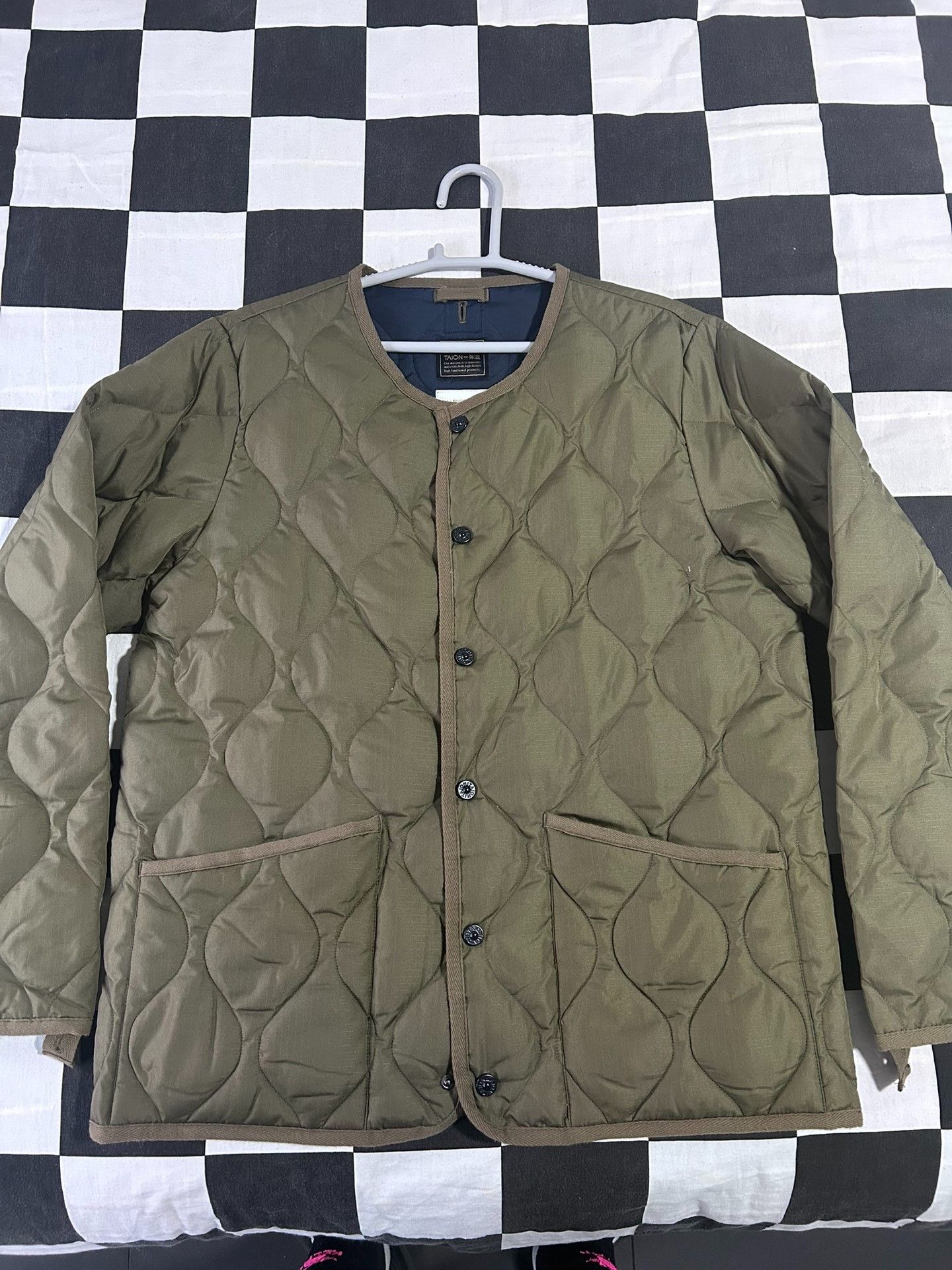 TAION Military Round Collar Down Jacket