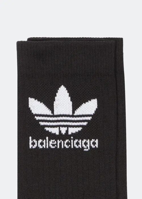 Adidas × Balenciaga o1srvl11e0424 Size: M Balenciaga / Adidas Socks in Black Size ONE SIZE - 3 Thumbnail