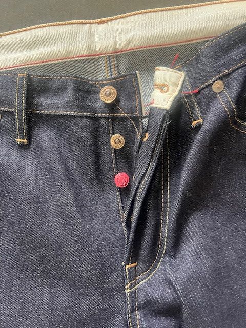 Hiut Denim Co. HIUT SLIMR WHITE SELVEDGE Size US 34 / EU 50 - 4 Thumbnail