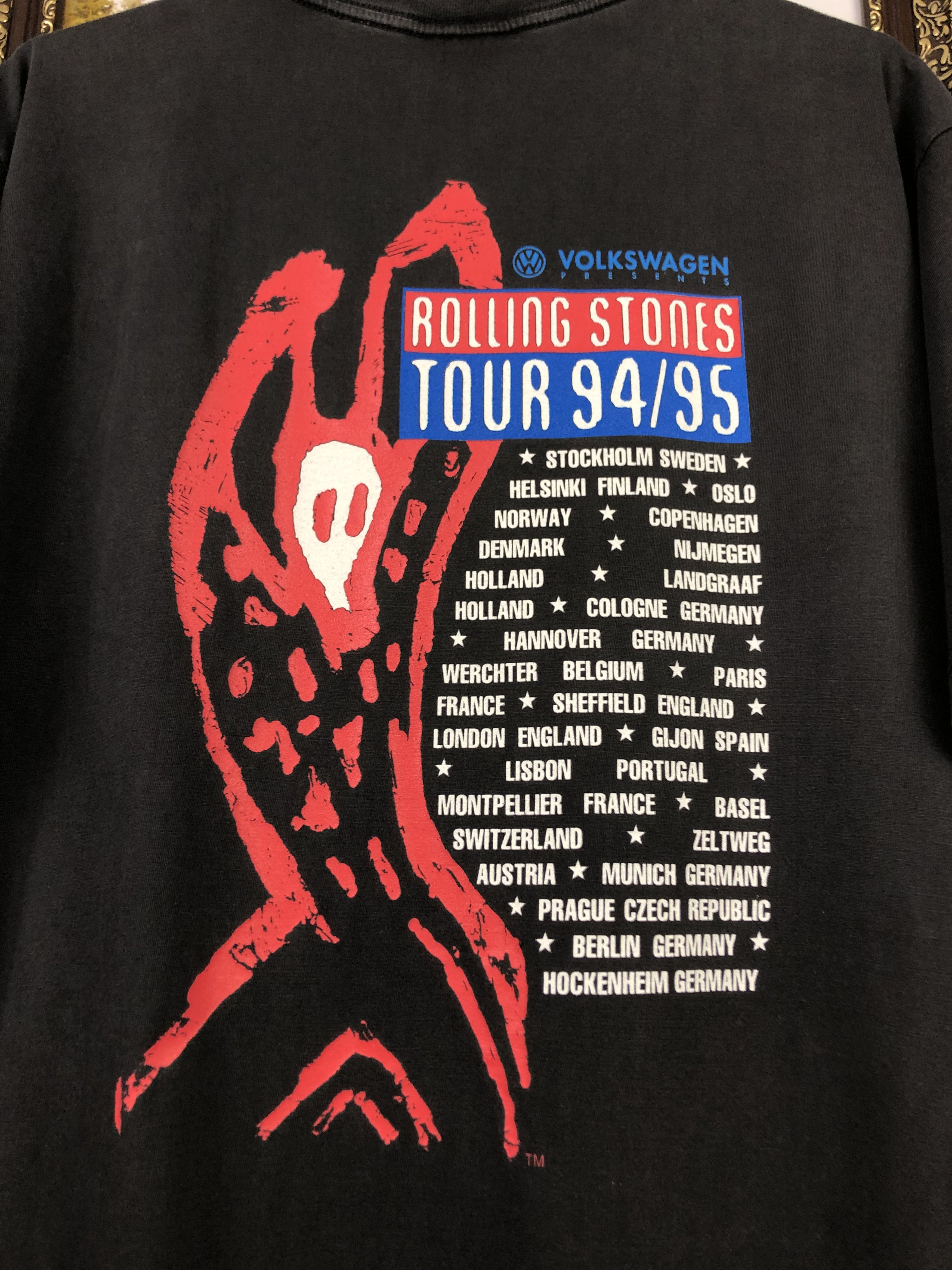 Band Tees Vintage Brockum Rolling Stones Voodoo Lounge Tour Shirt Tee Size US L / EU 52-54 / 3 - 12 Thumbnail