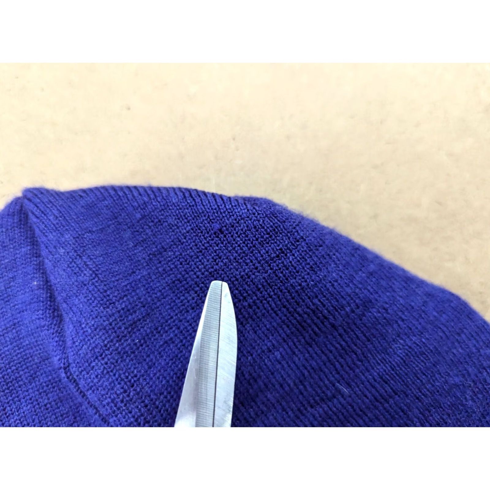 Helly Hansen Helly Hansen Beanie Hat Size Purple Lined Knitted Wool Solid Unisex Adults Mens Womens 100% Wool Beanie Hat Shirt Size ONE SIZE - 3 Thumbnail