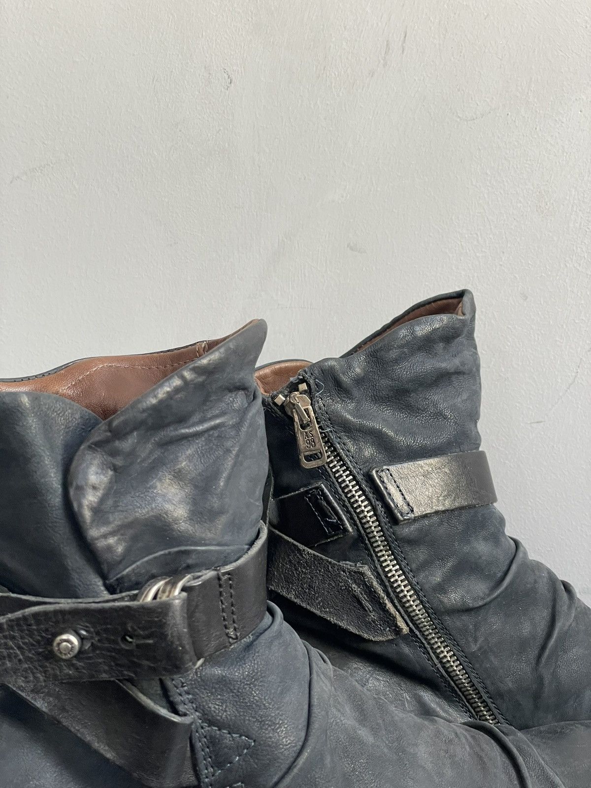 Rare guidi style Ankle moto boots tornado A.S. 98 Menswear