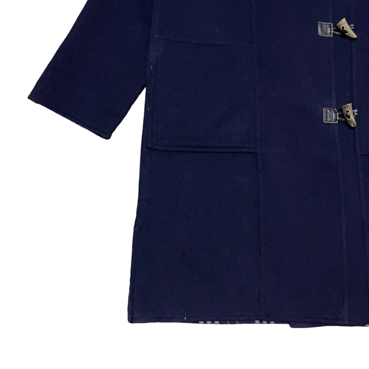 Burberry Vintage Burberry Nova Check Wool Hooded Duffle Coat Size US L / EU 52-54 / 3 - 4 Thumbnail