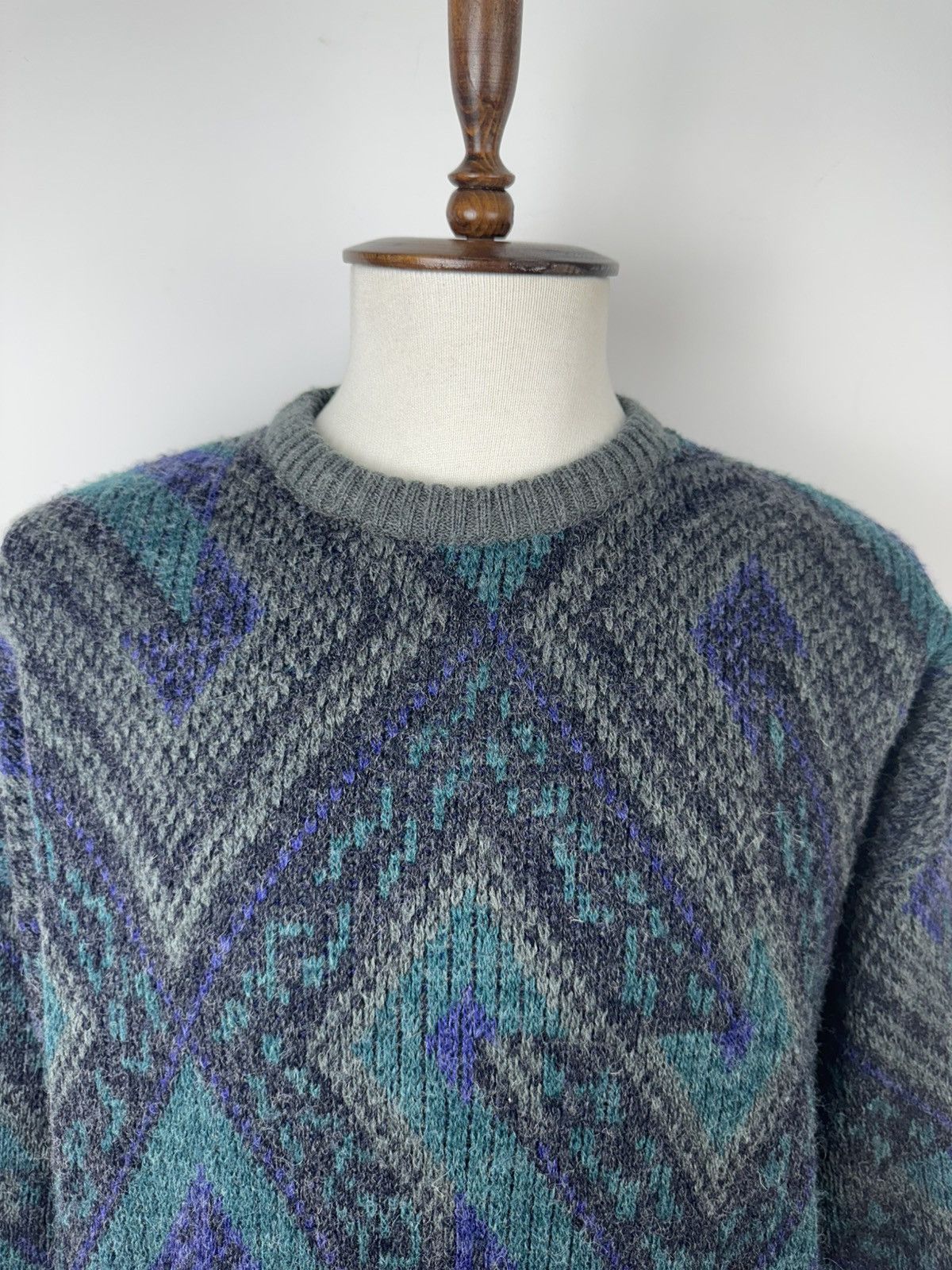 Principe × Vintage Vintage Principles Abstract Pattern Sweater Retro Pullover M Size US M / EU 48-50 / 2 - 2 Thumbnail