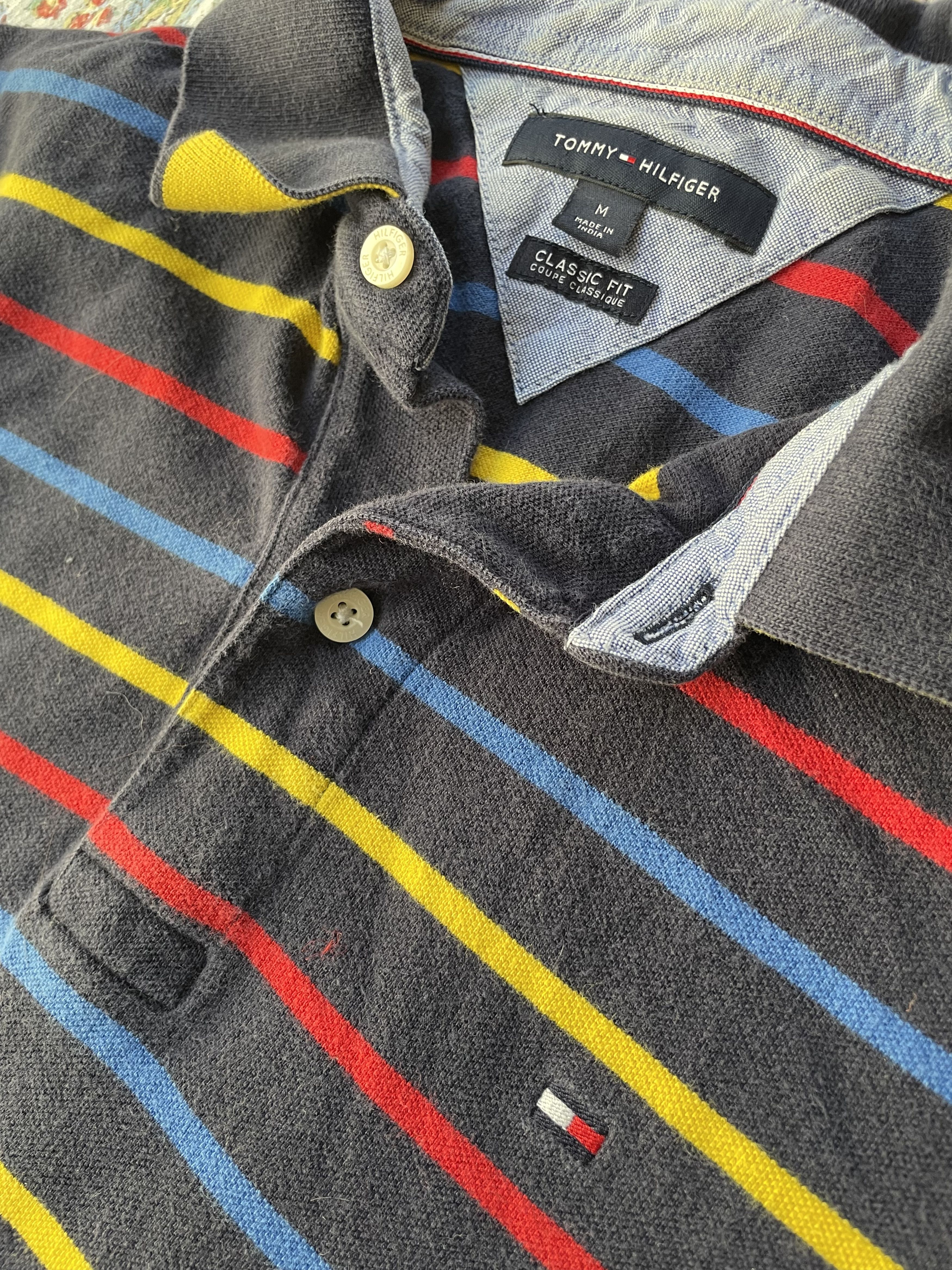 Tommy Hilfiger Vintage Tommy Hilfiger striped polo Size US M / EU 48-50 / 2 - 1 Thumbnail