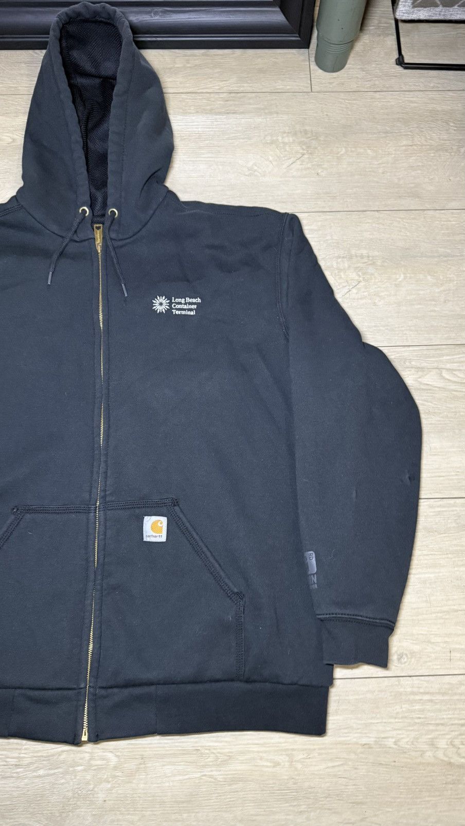 Carhartt Carhartt Midweight Rain Defender Thermal Lined Zip Up Hoodie Size US XL / EU 56 / 4 - 3 Thumbnail