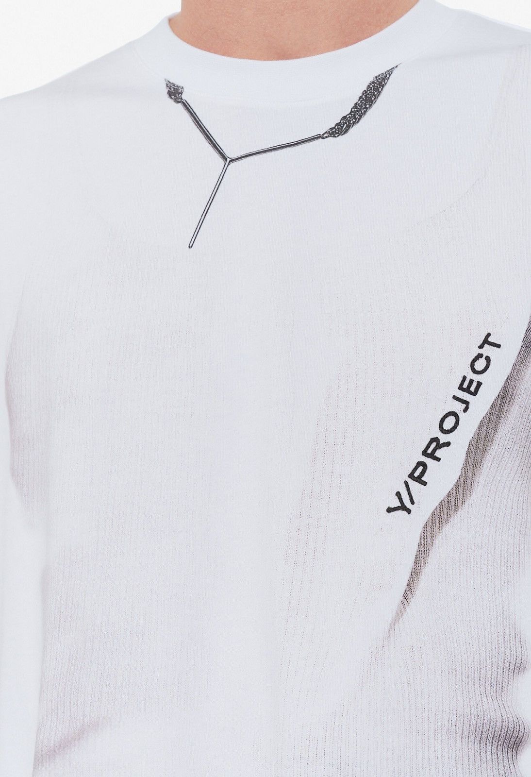 Y/Project Last Size Y/Project Trompe L’oeil Graphic Print T-Shirt Size US XL / EU 56 / 4 - 3 Thumbnail