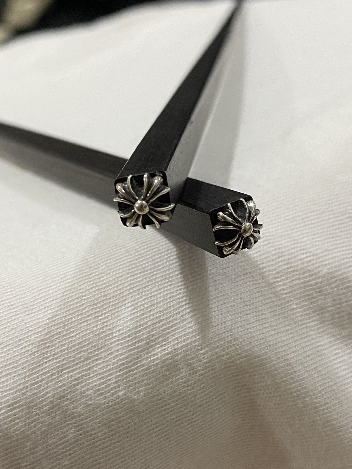 Chrome Hearts Chrome Hearts Silver Chop Stick Size ONE SIZE - 9 Thumbnail