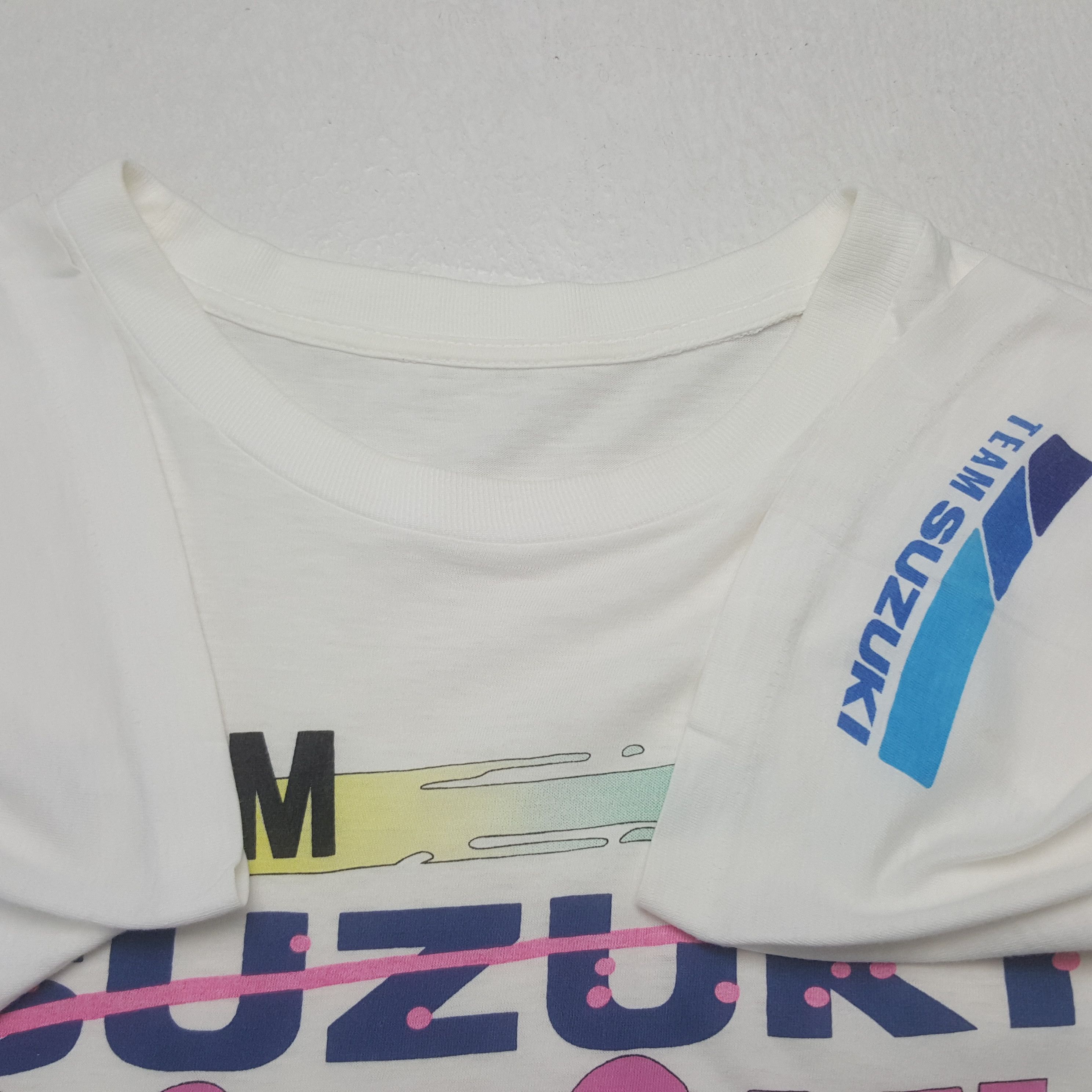 Vintage Vintage Team Suzuki Racing Motorsports Tshirt C301N63 Size US L / EU 52-54 / 3 - 4 Thumbnail