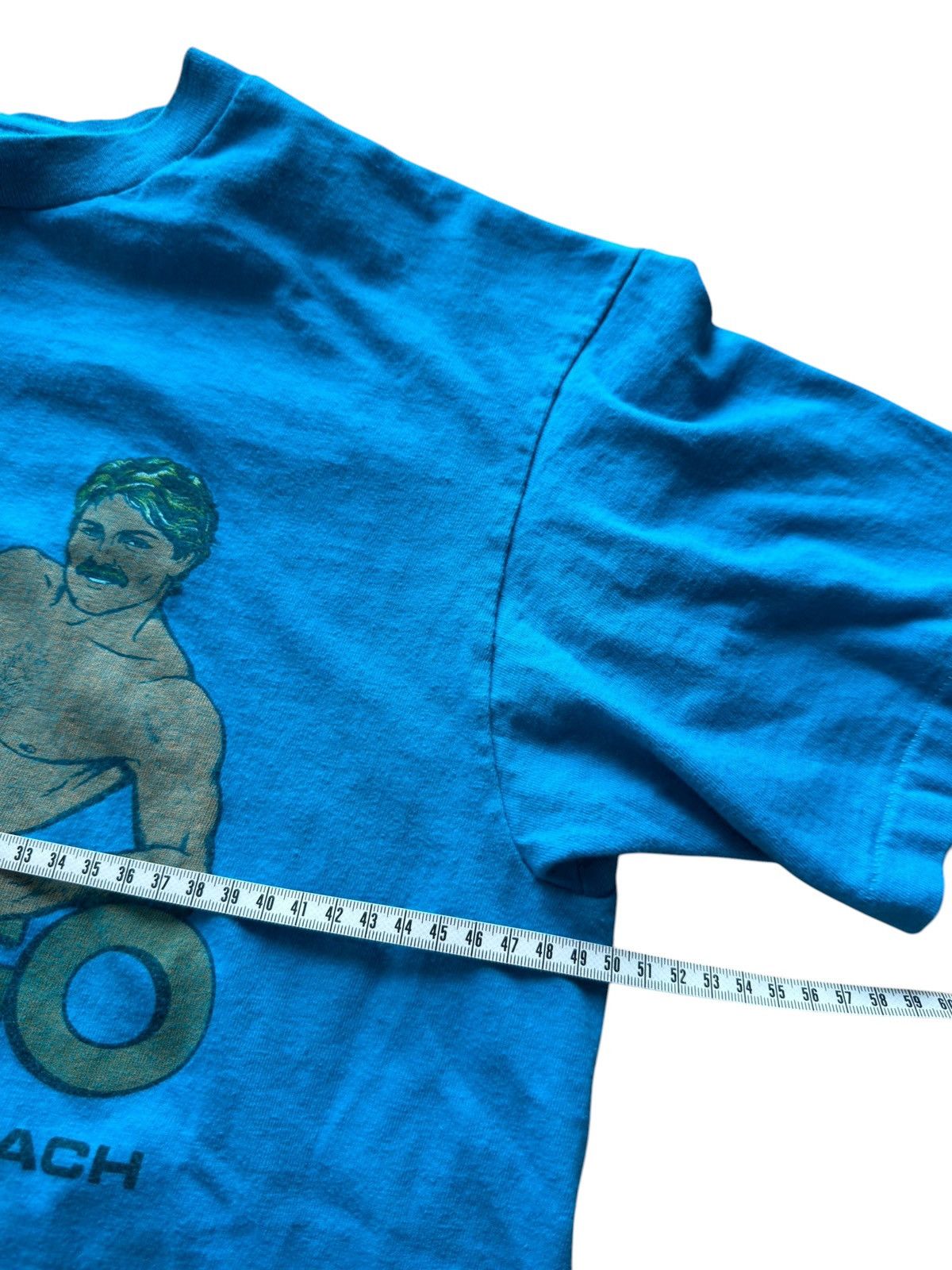 Vintage *RARE* 1983 80s SAN DIEGO BLACK’S BEACH NUDE NAKED DUDE TEE Size US L / EU 52-54 / 3 - 6 Thumbnail