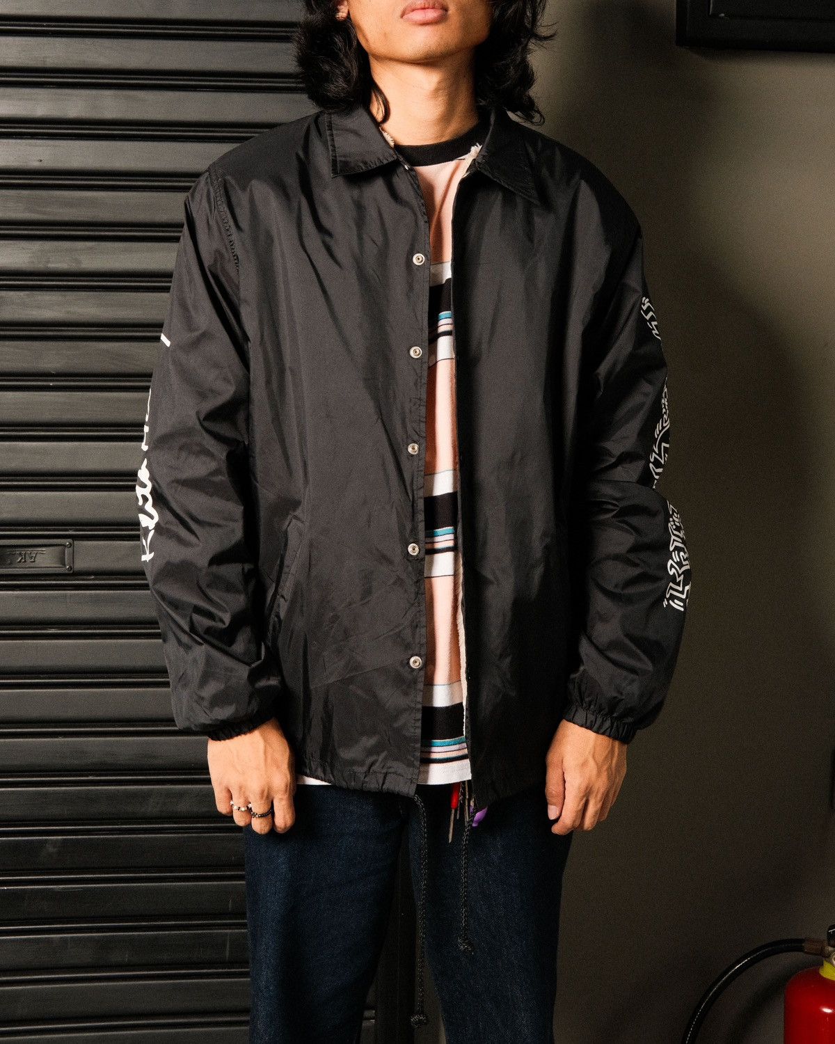 Keith Haring × Ships Jet Blue Keith Haring X Ships Jet Blue Coach Jacket Size US M / EU 48-50 / 2 - 5 Thumbnail
