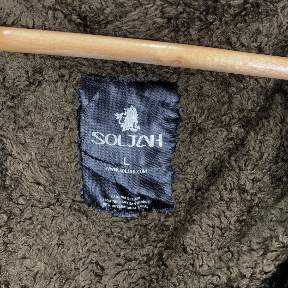 Vintage Vintage SOLJAH HAWAII Shearling Lining Chore Jacket Heavy Size US L / EU 52-54 / 3 - 9 Thumbnail