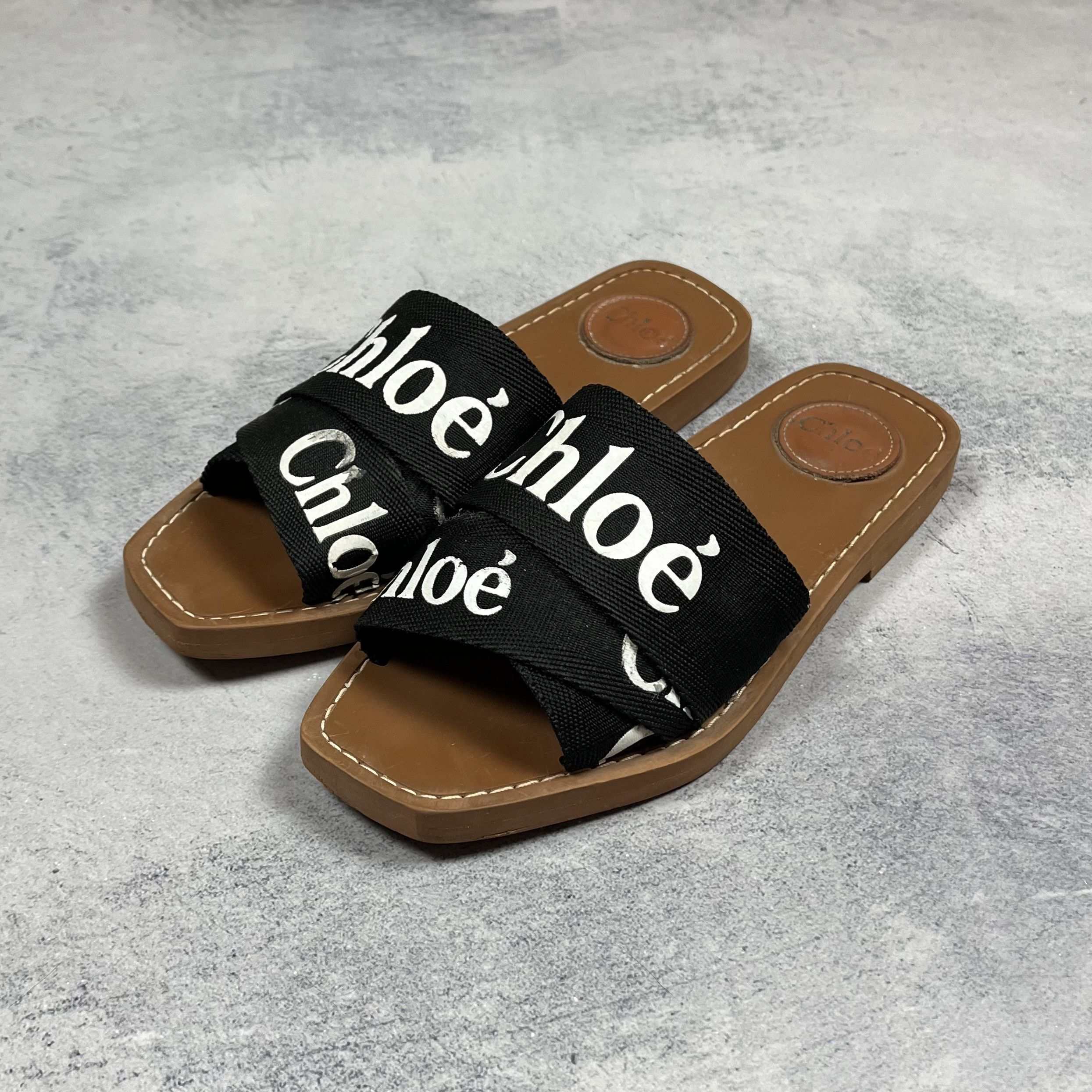 Chloe Ladies Chloe Woody Slide Flat Size 38 Size US 7.5 / IT 37.5 - 4 Thumbnail