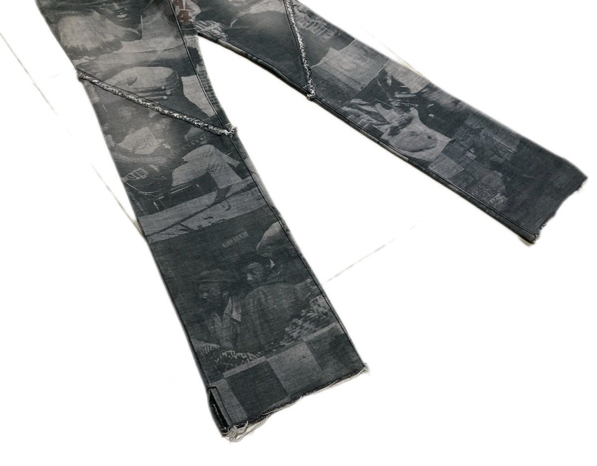 5351 POUR LES HOMMES × If Six Was Nine × Japanese Brand 🔥Archived 5351 Pour Les Hommes Fray Denim Photograph Print Size US 29 - 4 Thumbnail