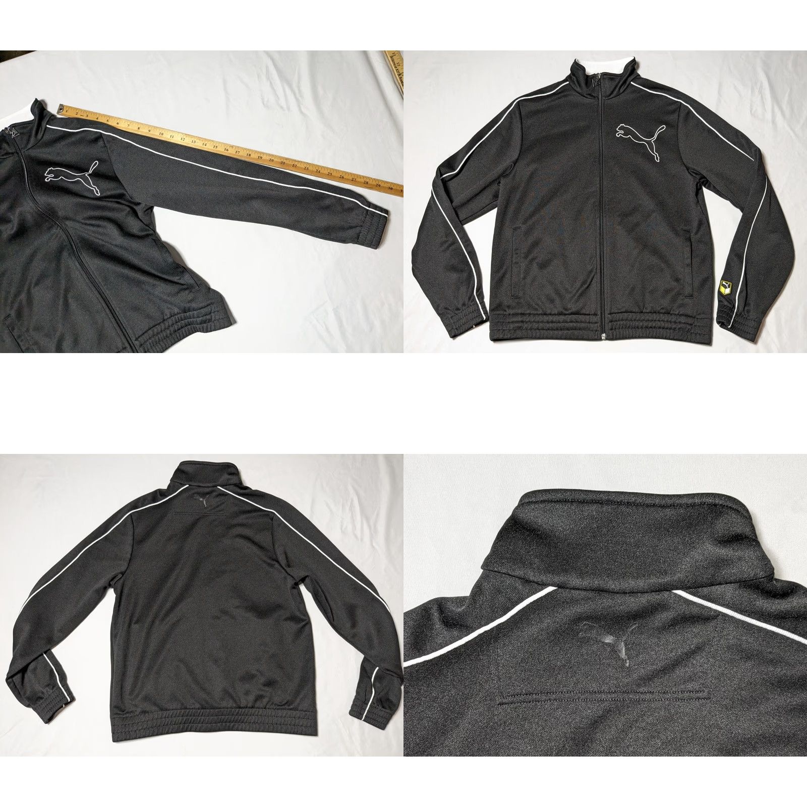 Puma PUMA PREMIUM PERFORMANCE Men Small Cotton Blend Black Track Jacket Size US S / EU 44-46 / 1 - 10 Thumbnail