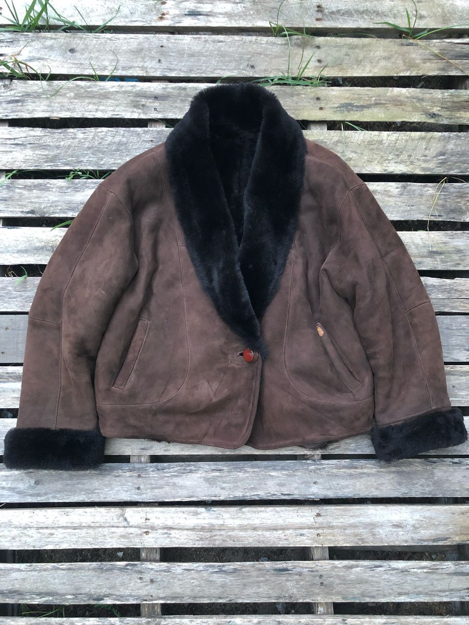 Other Vintage Lee Dong Soo Faux Fur Leather Jacket Size US M / EU 48-50 / 2 - 1 Thumbnail